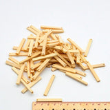 Wood Stud Ear Post Nails Earring Pad Base DIY Jewelry Findings