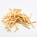 Wood Stud Ear Post Nails Earring Pad Base DIY Jewelry Findings