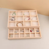 Wooden Jewelry Display Stackable Jewellery Holder Organizer Box