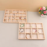 Wooden Jewelry Display Stackable Jewellery Holder Organizer Box