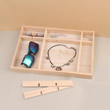 Wooden Jewelry Display Stackable Jewellery Holder Organizer Box