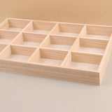 Wooden Jewelry Display Stackable Jewellery Holder Organizer Box