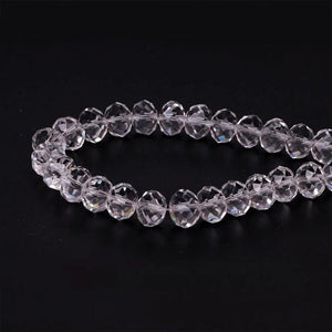Czech Glass Rondelle Faceted Crystal Round Beads Bulk Jewelry Making Supplies