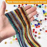 Czech Glass Rondelle Faceted Crystal Round Beads Bulk Jewelry Making Supplies