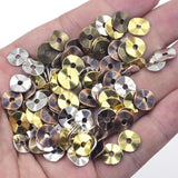 Wave Pendant Earring Spacer Beads 100Pcs