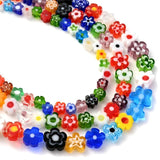 4/6/8mm Evil Eye Flower Spacer Beads for DIY Jewelry Making