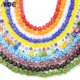 4/6/8mm Evil Eye Flower Spacer Beads for DIY Jewelry Making