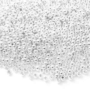 CCB Ball Beads Plated Round Loose Beads For Jewelry Making DIY Bracelet Necklace