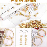 CCB Ball Beads Plated Round Loose Beads For Jewelry Making DIY Bracelet Necklace
