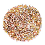 CCB Ball Beads Plated Round Loose Beads For Jewelry Making DIY Bracelet Necklace