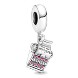10Pcs Coffee Cup Unicorn Charms Pendant DIY Jewelry Making