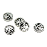 10pcs Antique Silver Life Tree Round Beads 18mm DIY Jewelry Accessories
