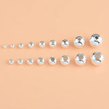 2-12mm Sterling Silver Round Bead for Jewelry Making Finding