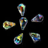 Crystal Droplet Glass Beads 5*10mm-12*22mm AB