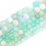 Mint Silk Agate Beads Gemstone Charm for DIY Jewelry Making
