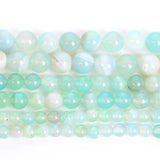 Mint Silk Agate Beads Gemstone Charm for DIY Jewelry Making