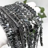 Hematite Stone Star Arrow Donut Spacer Beads DIY Jewelry Making Bracelets
