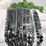 Hematite Stone Star Arrow Donut Spacer Beads DIY Jewelry Making Bracelets