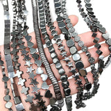 Hematite Stone Star Arrow Donut Spacer Beads DIY Jewelry Making Bracelets