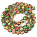 Colorful Sea Sediment Jaspers Turquoises Stone Beads 4/6/8/10mm