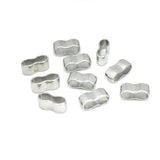 30PCS Slider Spacer Charms Beads Metal Large Hole Beads for DIY Jewelry Making