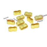 30PCS Slider Spacer Charms Beads Metal Large Hole Beads for DIY Jewelry Making