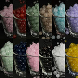 8mm Round Glass Beads for DIY Bracelet Necklace - Crafting Accessories