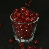 8mm Round Glass Beads for DIY Bracelet Necklace - Crafting Accessories