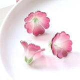 2pc 18*22mm Simulated Perforated Horn Flower DIY Hand Jewelry Hair Accessories
