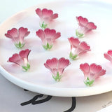 2pc 18*22mm Simulated Perforated Horn Flower DIY Hand Jewelry Hair Accessories