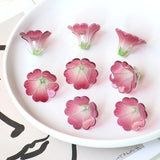 2pc 18*22mm Simulated Perforated Horn Flower DIY Hand Jewelry Hair Accessories