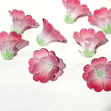 2pc 18*22mm Simulated Perforated Horn Flower DIY Hand Jewelry Hair Accessories