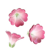 2pc 18*22mm Simulated Perforated Horn Flower DIY Hand Jewelry Hair Accessories