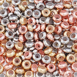 20pcs 4-10mm Copper Beads DIY Bracelet Necklace Large Hole Beads
