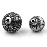 Vintage Stainless Steel Big Ball Beads DIY Charms for Jewelry Making