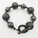 Vintage Stainless Steel Big Ball Beads DIY Charms for Jewelry Making