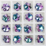 20Pcs/Lot Crystal Heart Pendant 14mm Charms Glass Beads For Jewelry Making