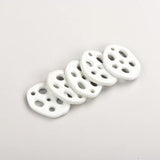 5pcs Multicolor Lotus Root Ceramic Pendant Porcelain Necklace Accessories