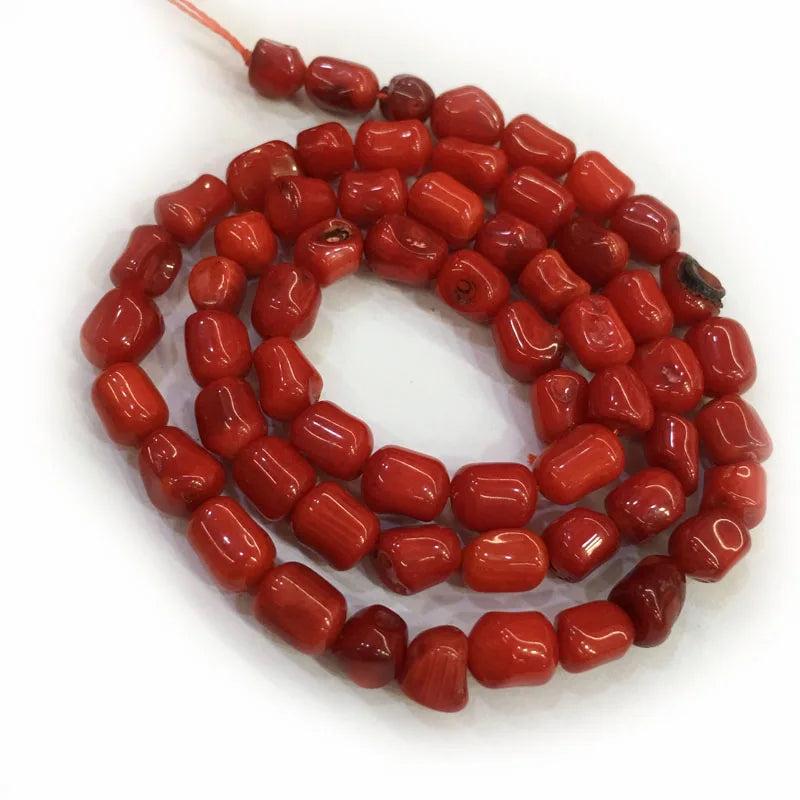 Natural Stone Coral Beads for Jewelry Making DIY