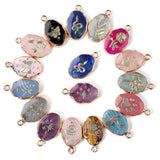 Natural Stone Pendants Bead Charm Quartzs Amethysts Pendant
