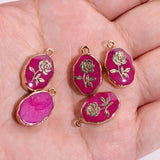 Natural Stone Pendants Bead Charm Quartzs Amethysts Pendant