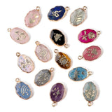 Natural Stone Pendants Bead Charm Quartzs Amethysts Pendant