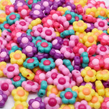 30pcs Acrylic Candy Beads Flower Butterfly Heart Round Spacer Beads