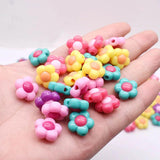 30pcs Acrylic Candy Beads Flower Butterfly Heart Round Spacer Beads