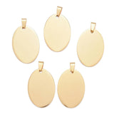 5pcs Stainless Steel Stamping Blank Tag Pendant For Jewelry Making