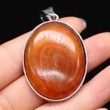 Striped Agates Pendant Rose Quartz Charms DIY Necklace Making
