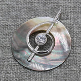 Mother of Pearl Shell Necklace Pendant for Jewelry Making