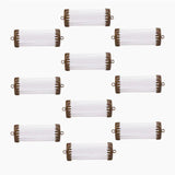 2pcs Hollow Glass Tube with Setting Base Glass Vials Pendant