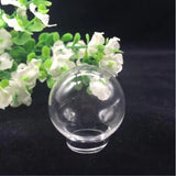 5pcs/lot 25*15mm Hollow Glass Globe Bubble Bottle Jars Locket DIY Pendant