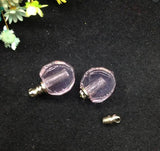 5pcs Mixed Small Heart Glass Vial Pendant DIY Jewelry Findings